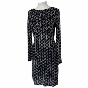 Banana Republic tie waist long sleeve dress size M
